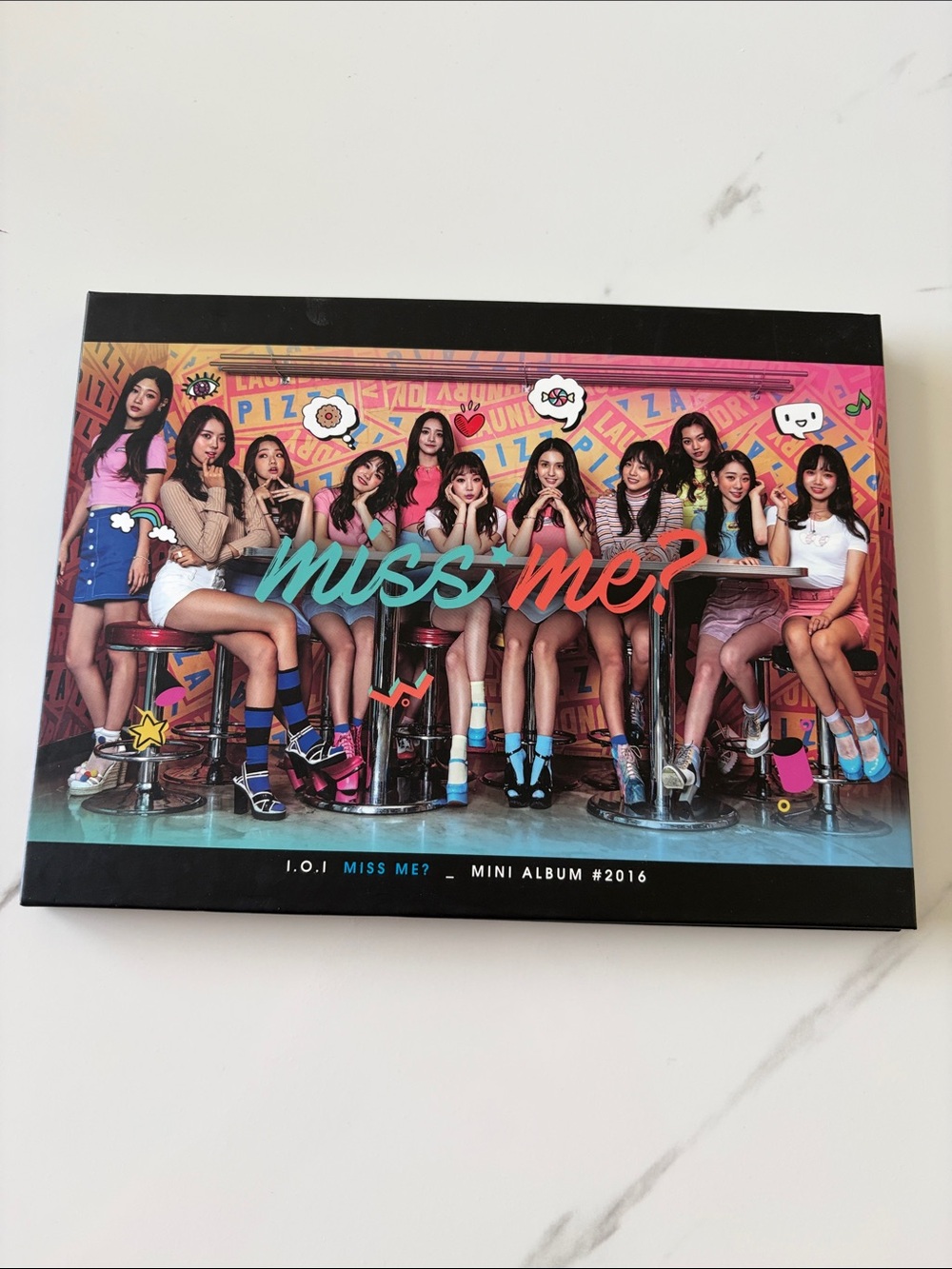 K-POP I.O.I 2nd Mini Album Miss Me CD + Booklet + Photocard